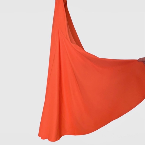 COS Orange Skirt - Picture 3 of 8